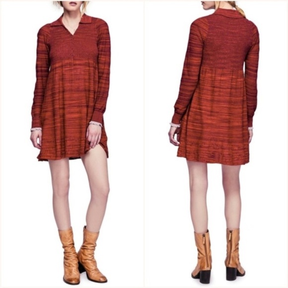 Free People Rain or Shine Space Dyed Dress Woman’s Size XS - Picture 2 of 14